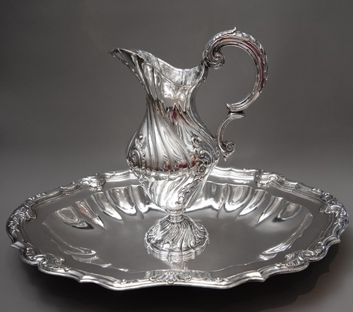 Lavabogarnitur 950er silber - lavabogarnitur,,