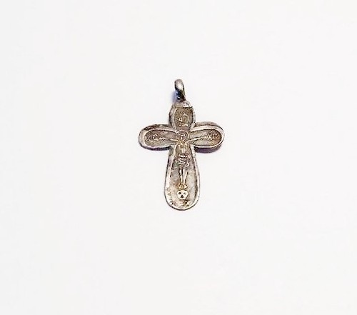 Antikes silbernes brustkreuz - antikes,