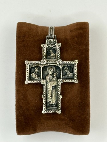 1800s silver cross - 1800s,