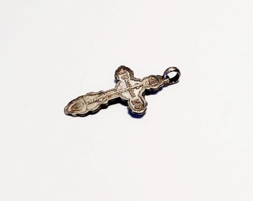 Antikes silbernes brustkreuz - silbernes,