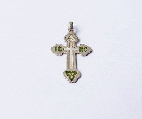 Antikes silbernes brustkreuz - antikes,