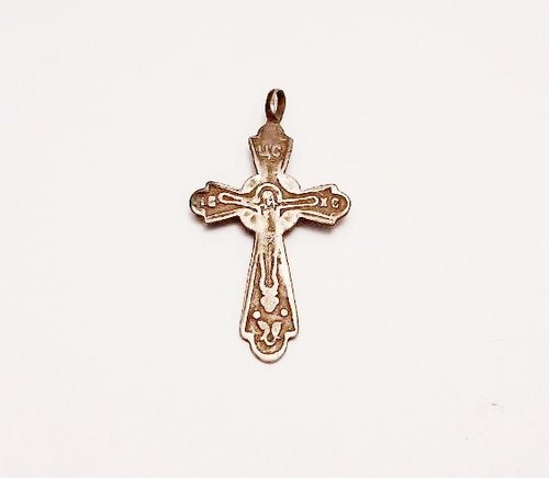 Antikes silbernes brustkreuz - antikes,