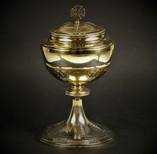 Ziborium kelch silber 800 1000 - silber, 800/1000