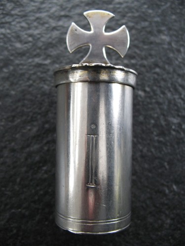 Salbgefäß silber chrismarium - silber,
